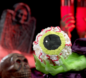 Ghoulishly Fun Halloween Popcorn Balls